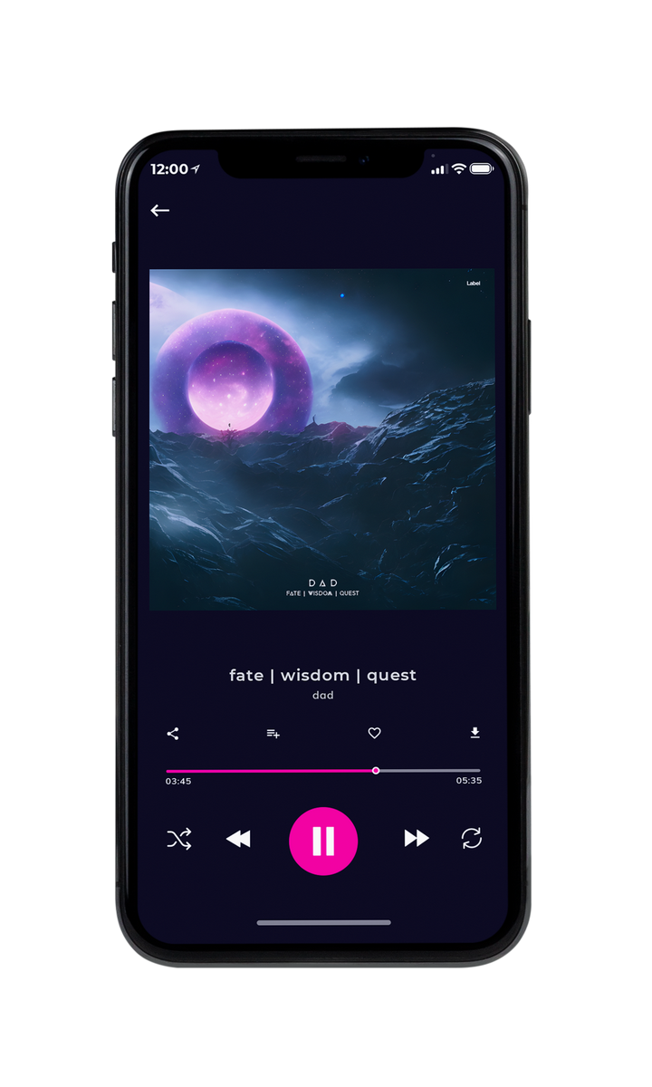 Tablet view of Premade EDM, House & Dub Album Cover - Ebony Clay #22866 | AlbumArtZone*