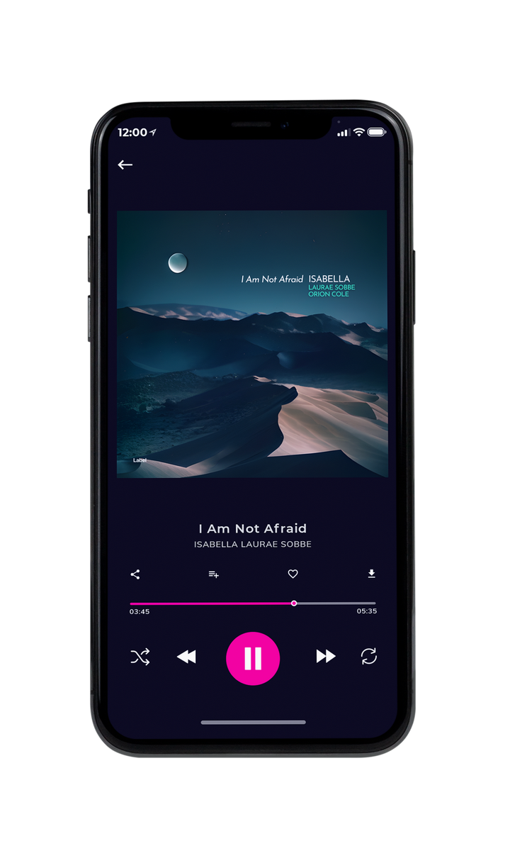 Tablet view of Premade Pop Album Cover - Cloud Burst #22900 | AlbumArtZone*