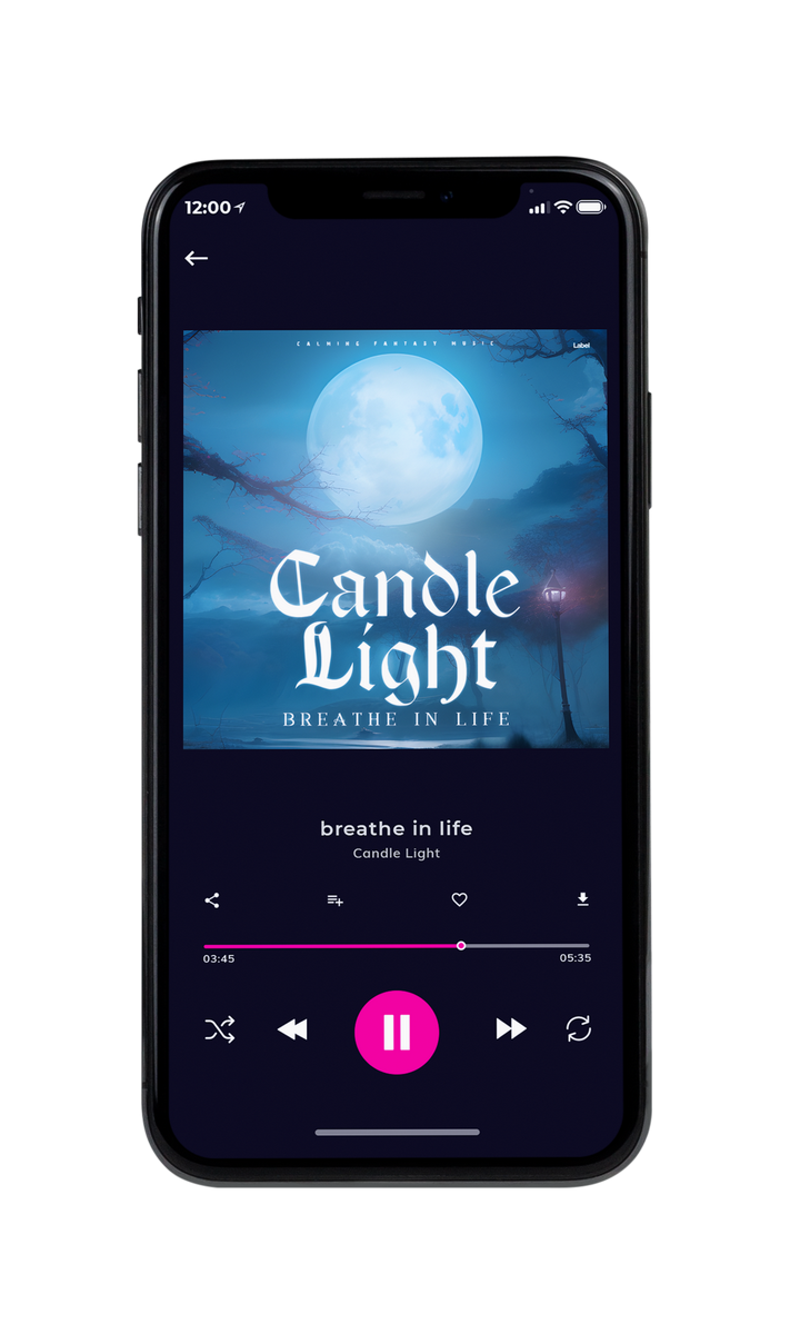 Tablet view of Premade Podcast Album Cover - Kashmir Blue #22942 | AlbumArtZone*