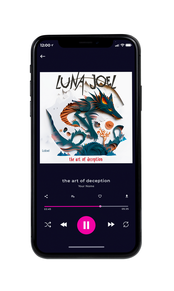 Tablet view of Premade Pop Album Cover - Cararra #23031 | AlbumArtZone*