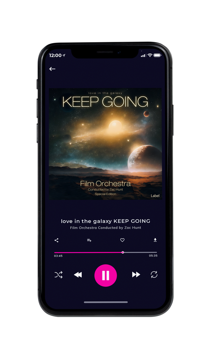 Tablet view of Premade Podcast Album Cover - Heavy Metal #23032 | AlbumArtZone*