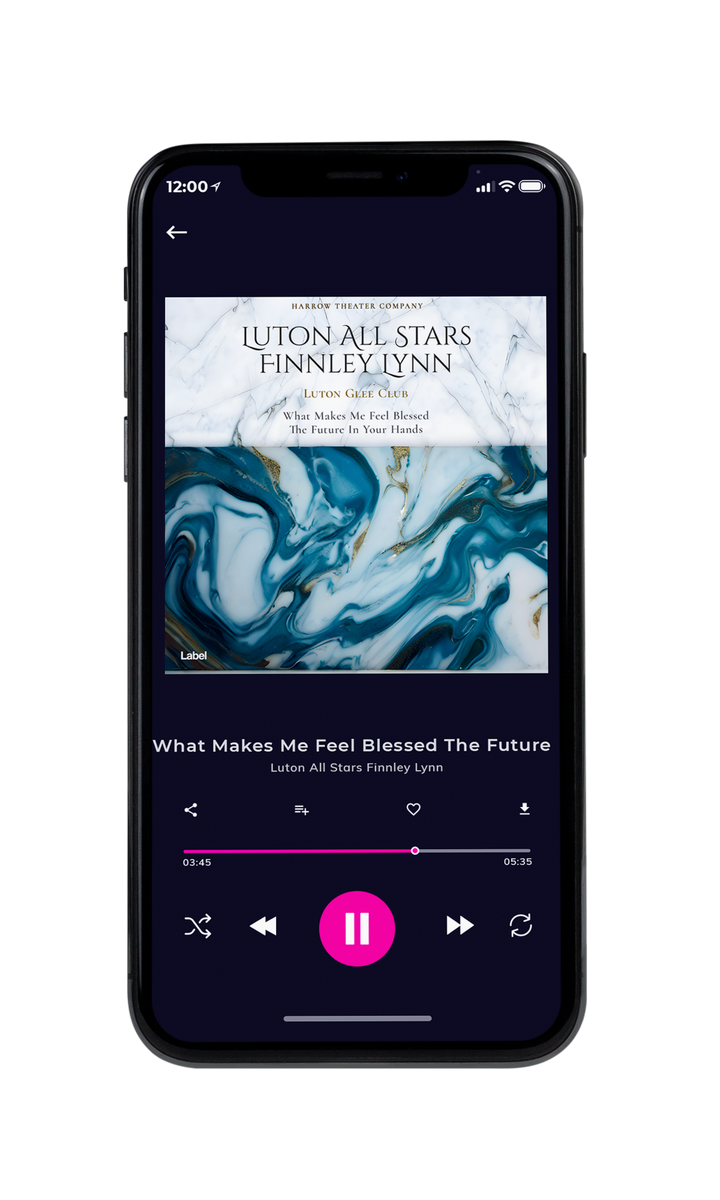 Tablet view of Premade Contemporary Music Album Cover - Nile Blue #23113 | AlbumArtZone*