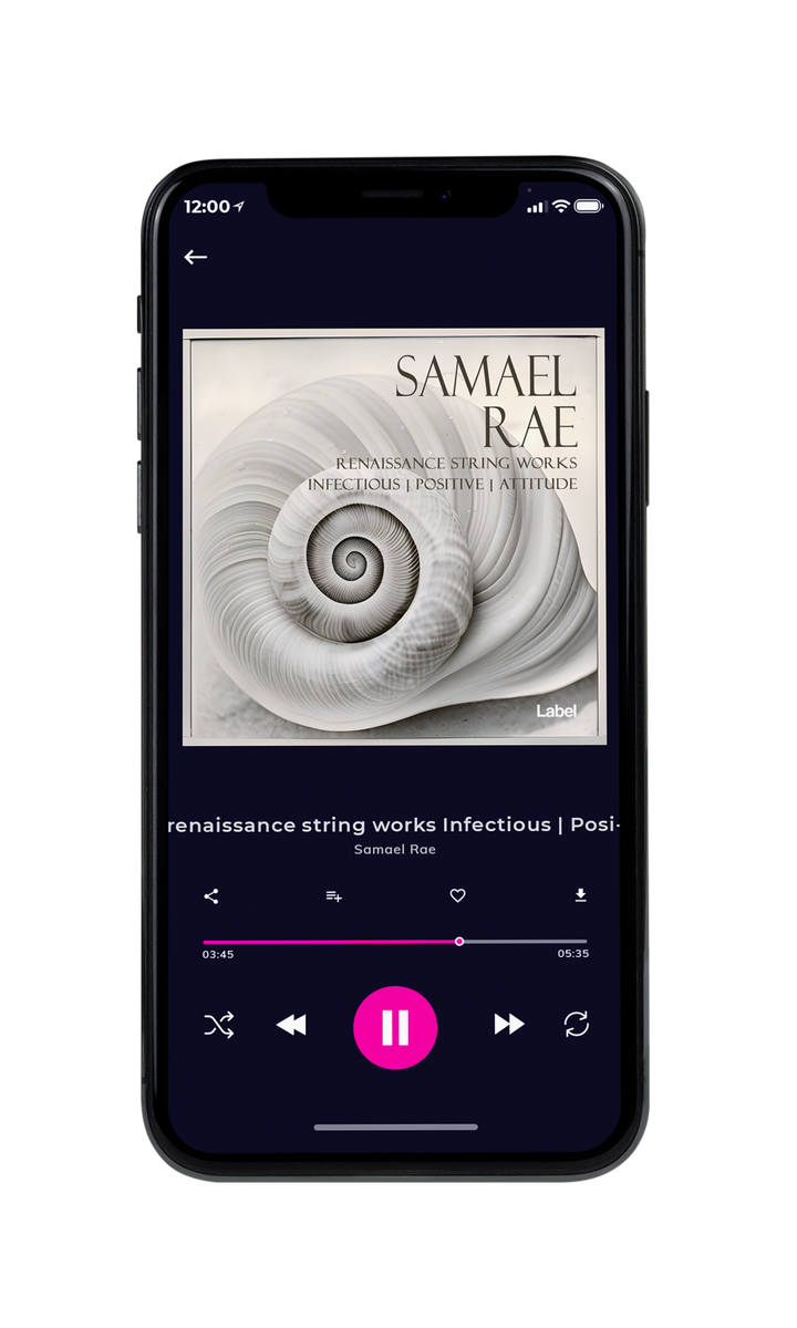 Tablet view of Premade Classical & Romantic Music Album Cover - Sisal #23120 | AlbumArtZone*