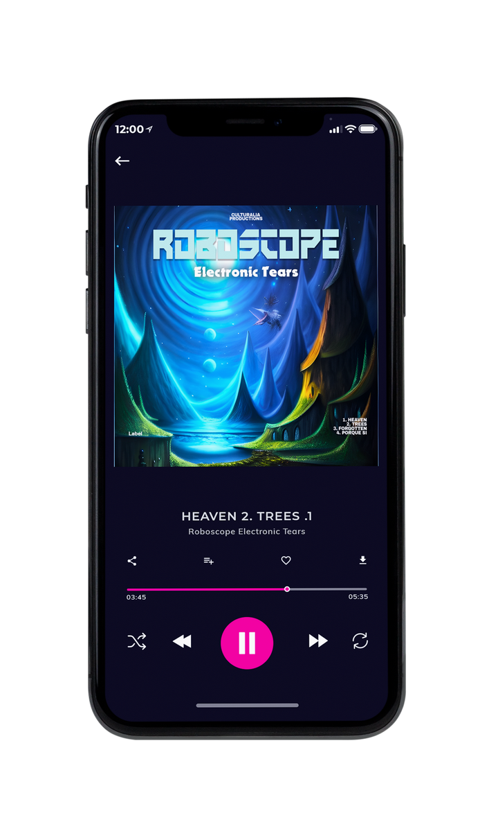 Tablet view of Premade Electronica & Ambient Album Cover - Gable Green #23185 | AlbumArtZone*