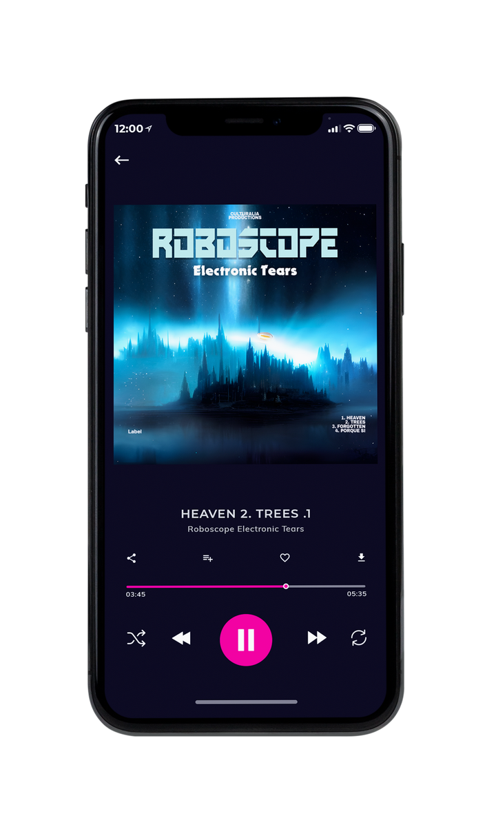 Tablet view of Premade Electronica & Ambient Album Cover - Big Stone #23186 | AlbumArtZone*