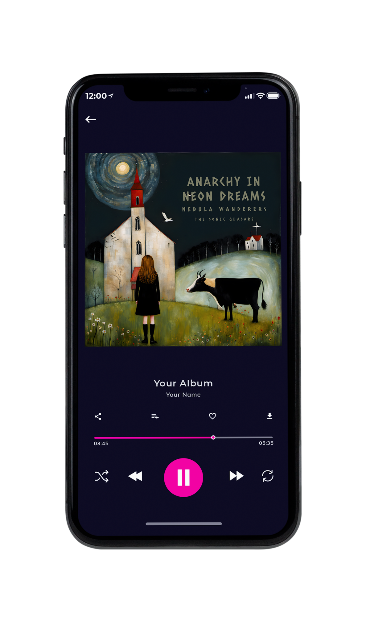 Tablet view of Premade Indie & Folk Music Book Cover - Heavy Metal #23543 | AlbumArtZone*