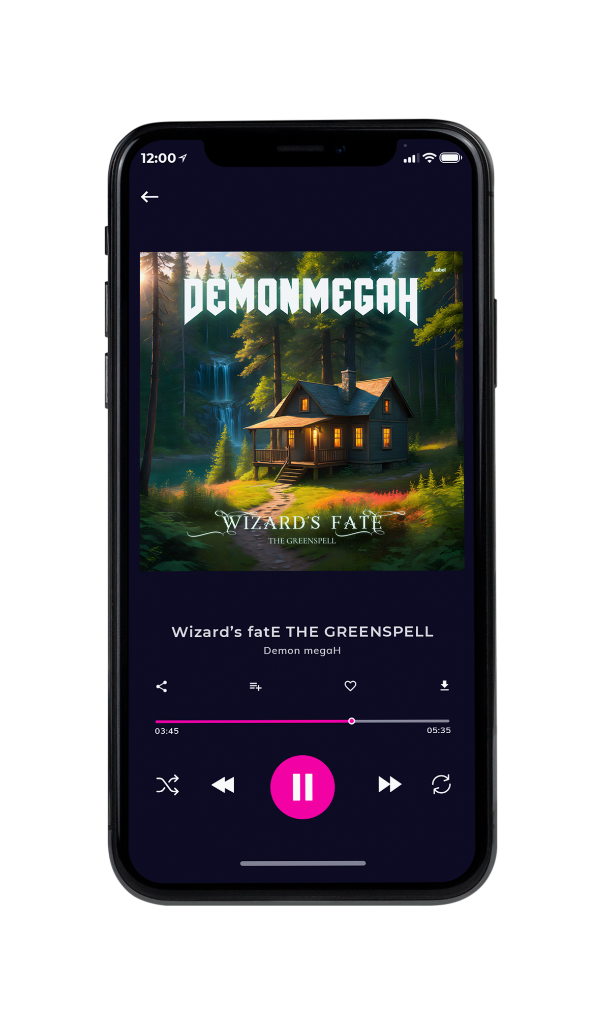 Tablet view of Premade Indie & Folk Music Book Cover - Heavy Metal #23562 | AlbumArtZone*