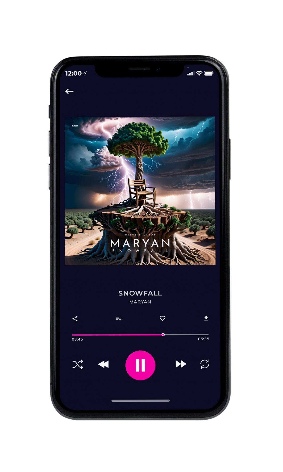 Tablet view of Premade Indie & Folk Music Album Cover - Vanilla #23584 | AlbumArtZone*