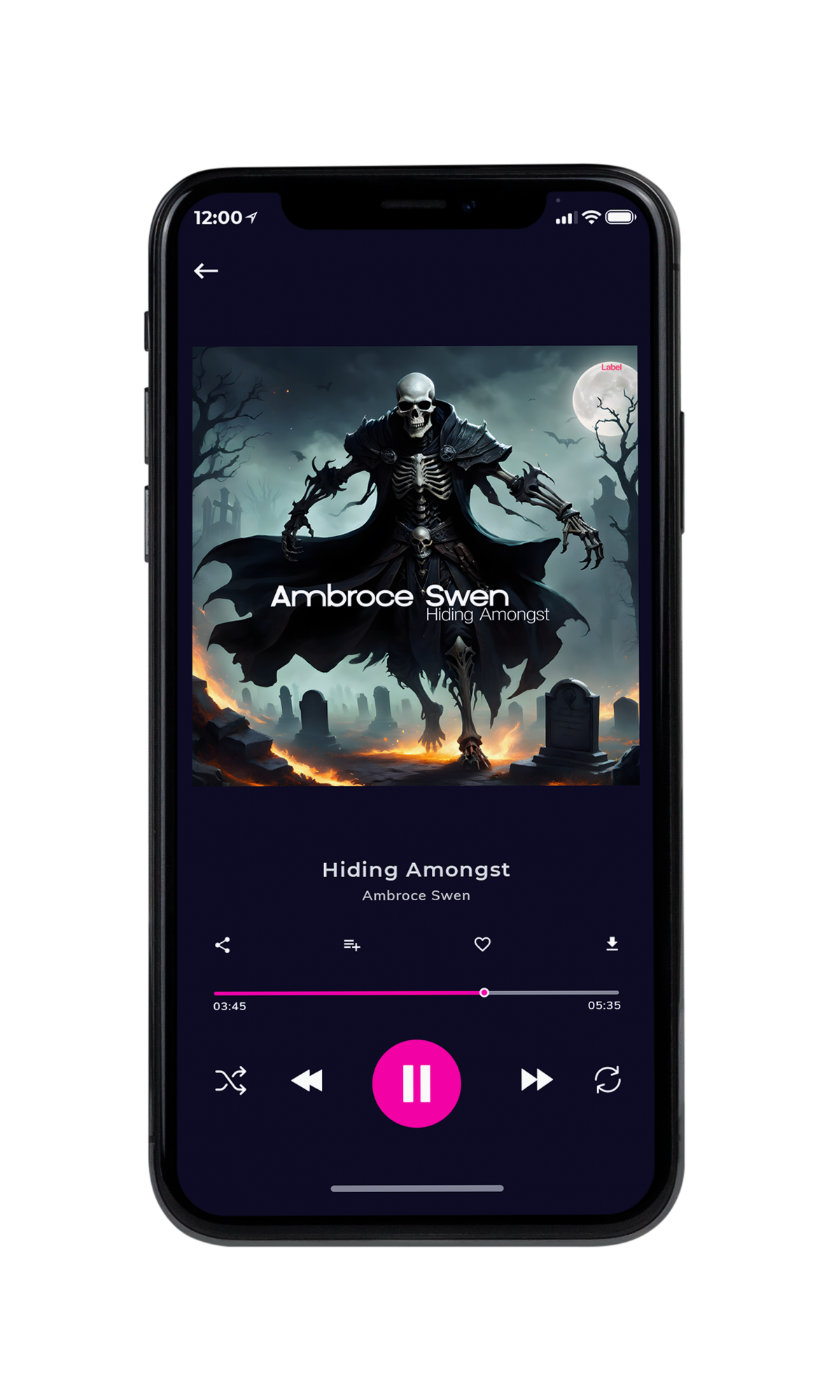 Tablet view of Premade Rock,Punk & Alternative Album Cover - Shark #23601 | AlbumArtZone*