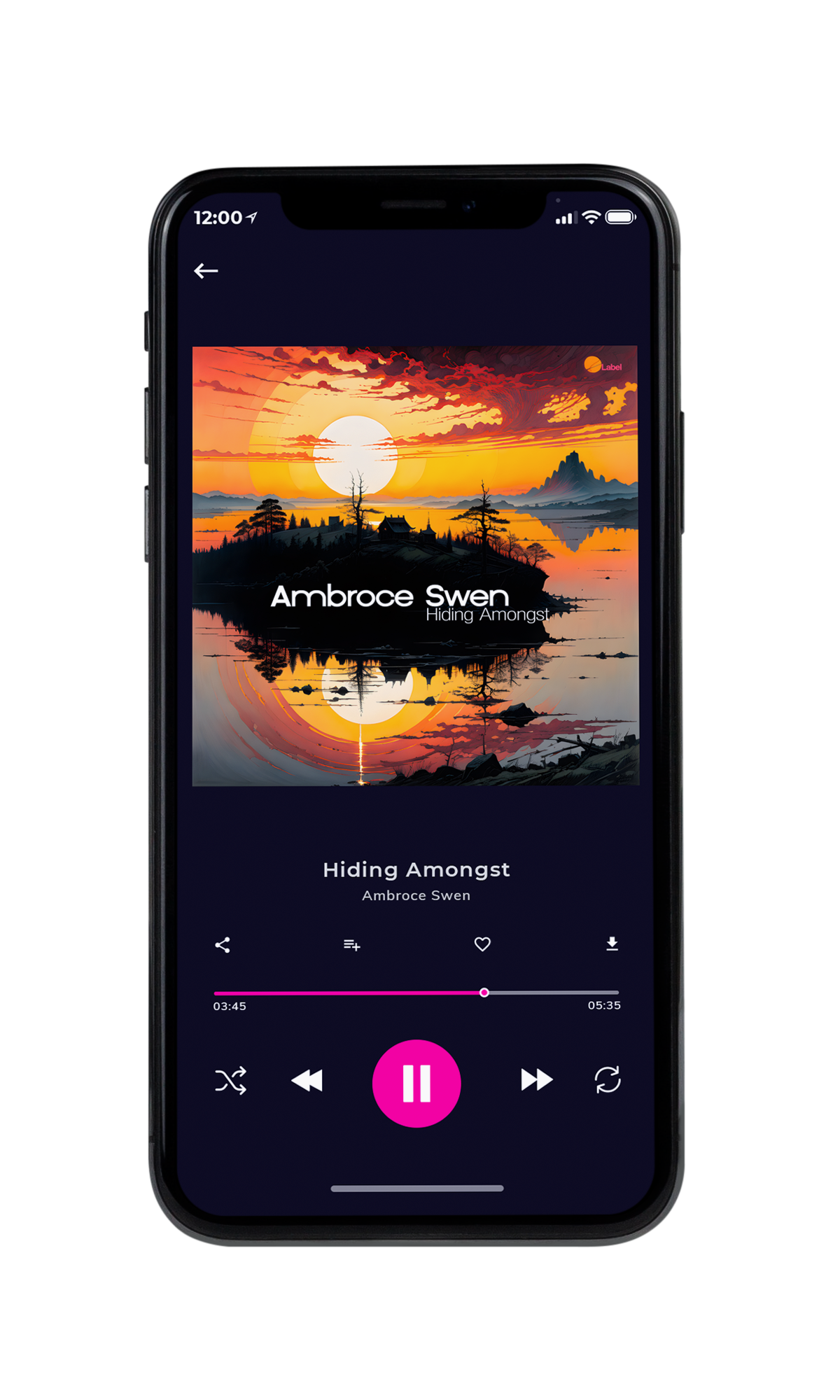 Tablet view of Premade Electronica & Ambient Album Cover - Twine #23618 | AlbumArtZone*