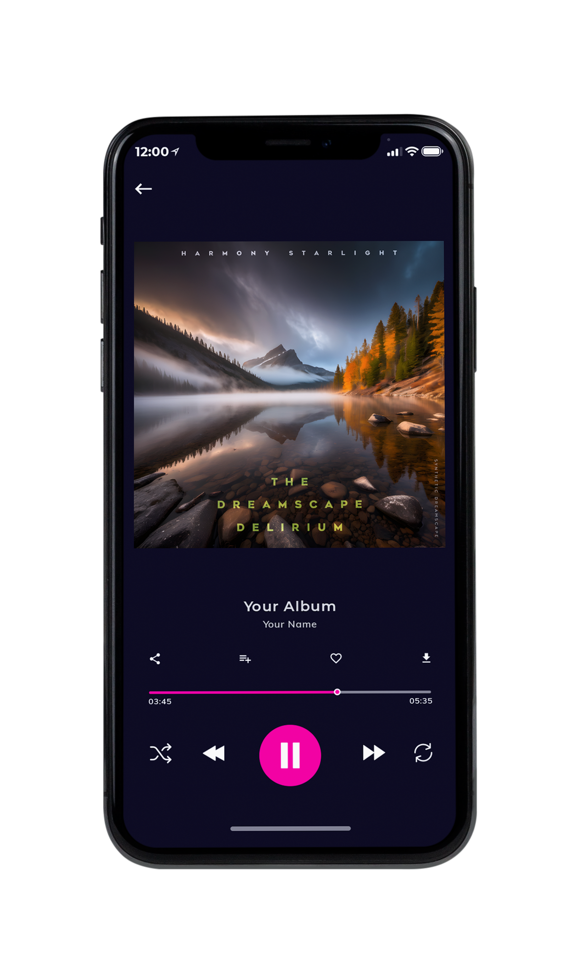 Tablet view of Premade Indie & Folk Music Book Cover - Dune #23624 | AlbumArtZone*