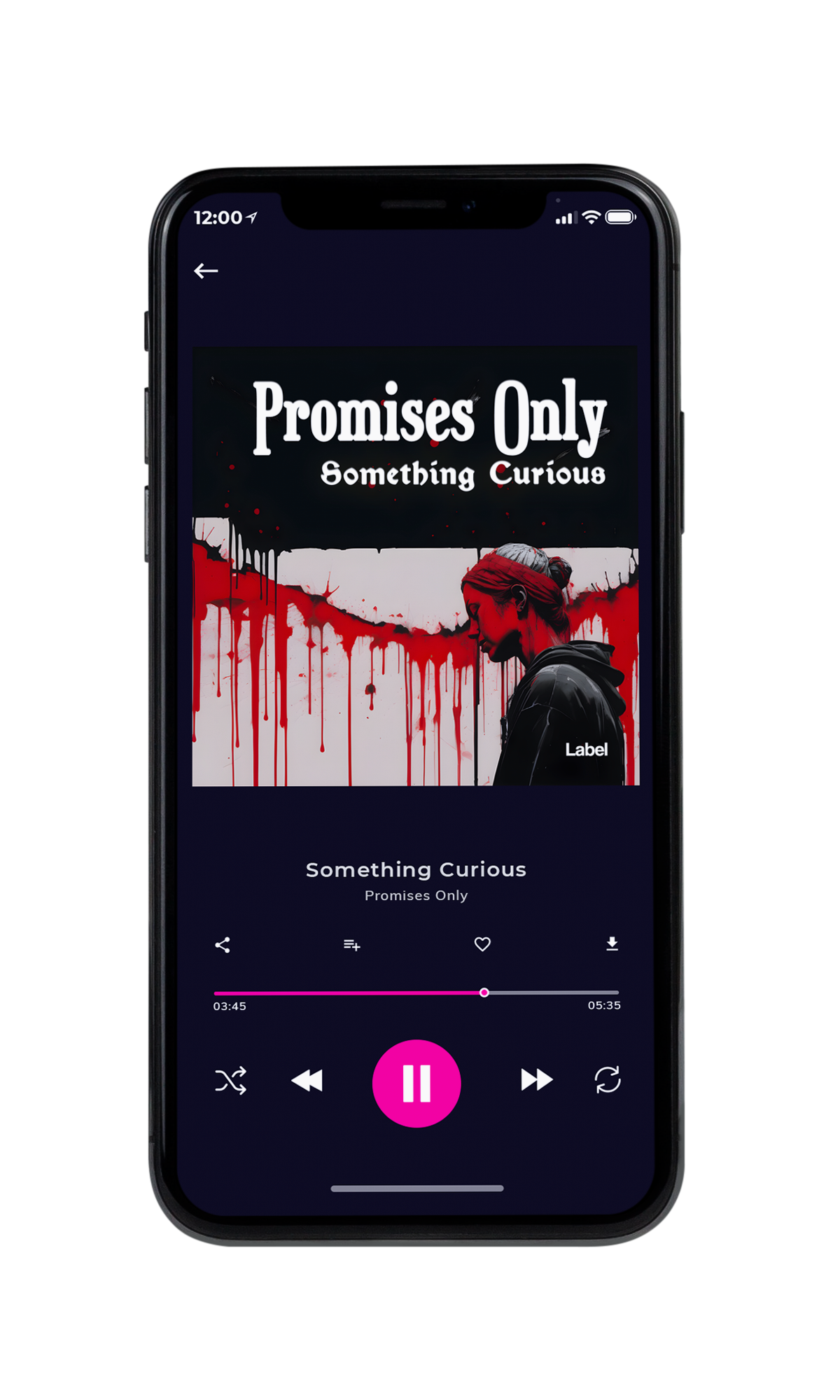 Tablet view of Premade Pop Album Cover - Thunder #23698 | AlbumArtZone*
