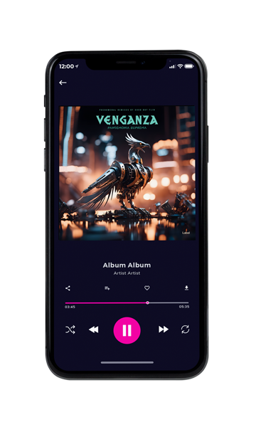 Tablet view of Premade Electronica & Ambient Album Cover - Tan #23732 | AlbumArtZone*