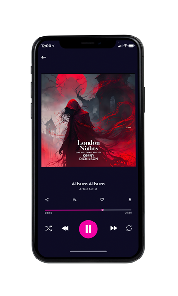 Tablet view of Premade Electronica & Ambient Book Cover - Jon #23863 | AlbumArtZone*