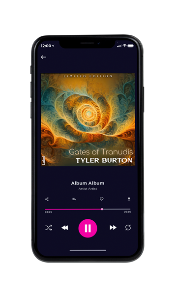 Tablet view of Premade Electronica & Ambient Album Cover - Millbrook #23923 | AlbumArtZone*