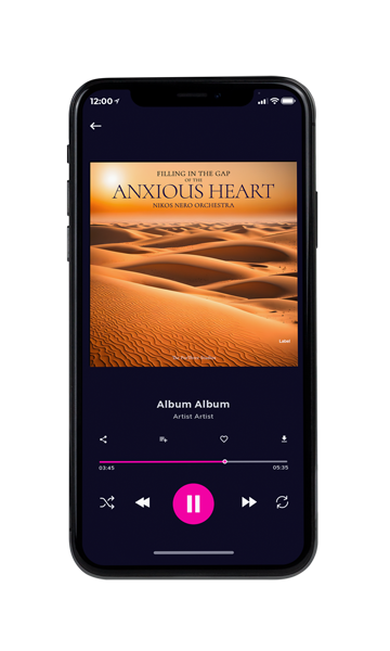 Tablet view of Premade Classical & Romantic Music Album Cover - Raw Sienna #23991 | AlbumArtZone*