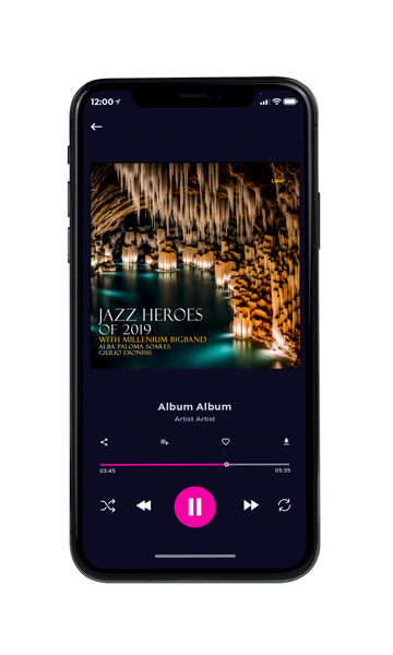 Tablet view of Premade Contemporary Music Album Cover - Twine #23993 | AlbumArtZone*