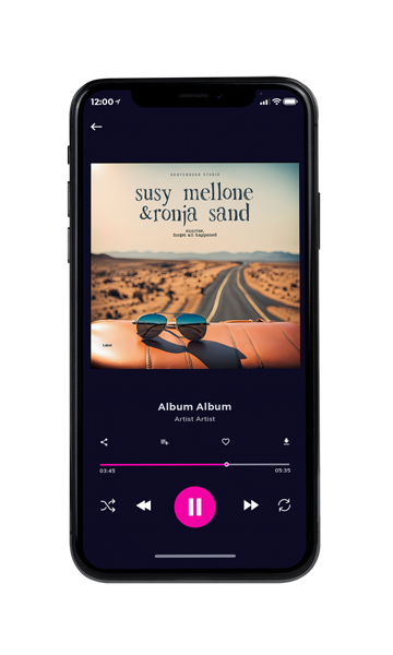 Tablet view of Premade Pop Album Cover - Grain Brown #24016 | AlbumArtZone*