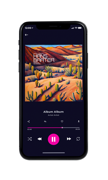 Tablet view of Premade Indie & Folk Music Album Cover - Twine #24019 | AlbumArtZone*