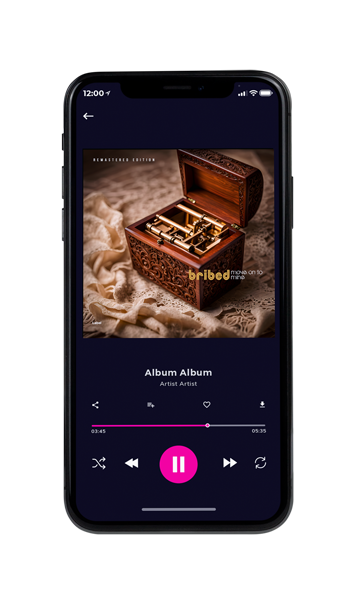 Tablet view of Premade Contemporary Music Album Cover - Metallic Bronze #24023 | AlbumArtZone*