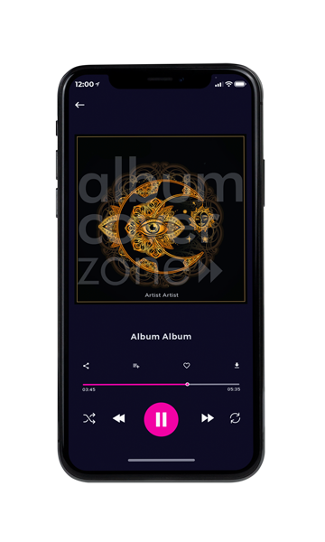 Tablet view of Premade Podcast Album Cover - Regent Gray #24090 | AlbumArtZone*