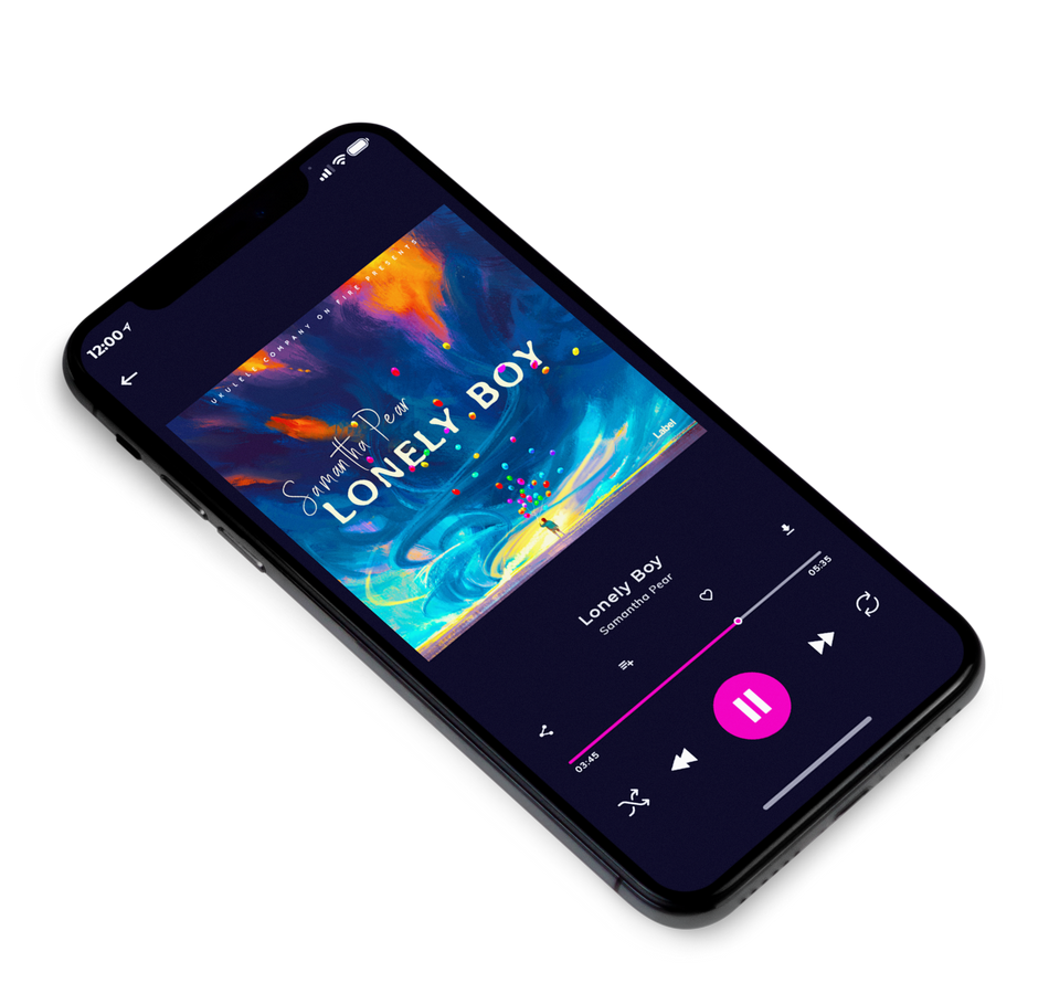3D view of Premade Pop Album Cover - Biscay #85 | AlbumArtZone*