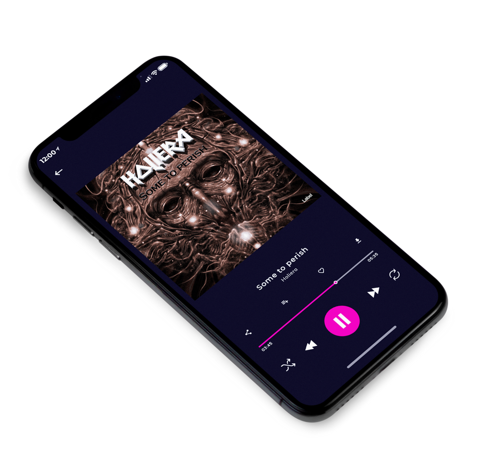 3D view of Premade Heavy Metal & Gothic Metal Album Cover - Cocoa Brown #113 | AlbumArtZone*