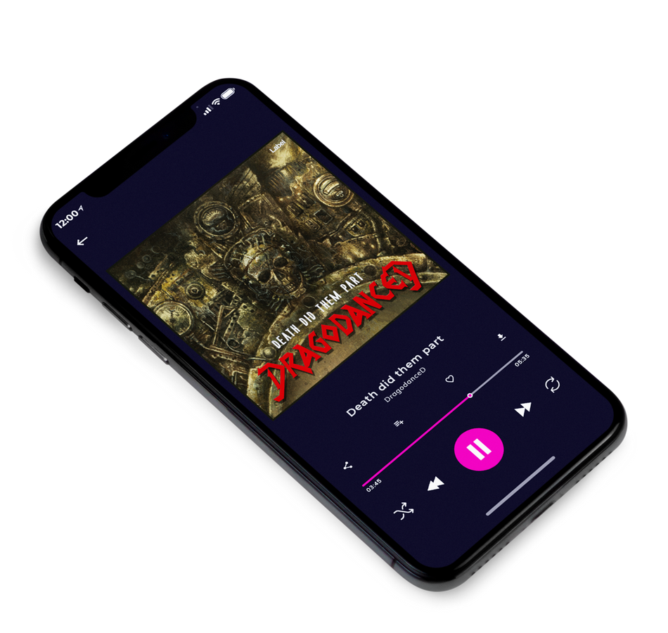 3D view of Premade Heavy Metal & Gothic Metal Album Cover - Birch #202 | AlbumArtZone*
