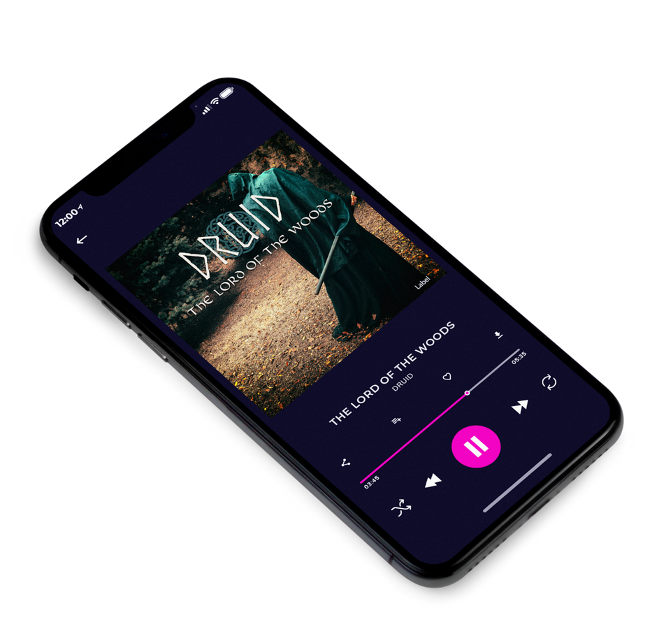 3D view of Premade Indie & Folk Music Album Cover - Tan #239 | AlbumArtZone*