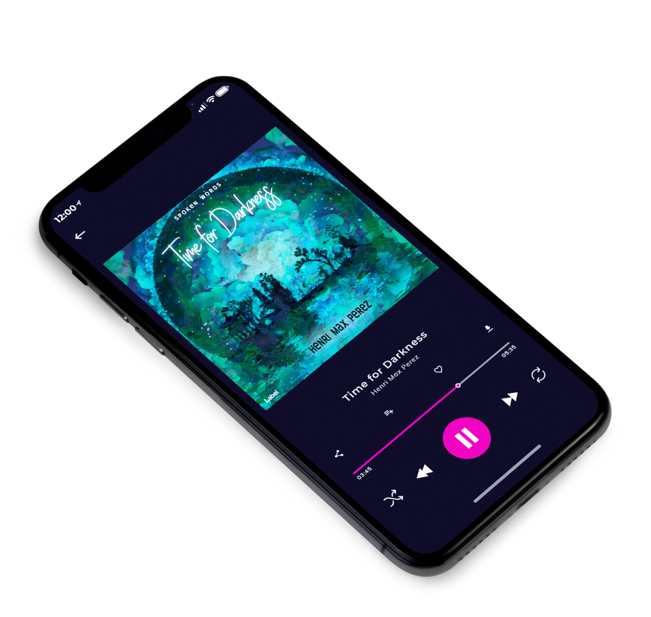 3D view of Premade Pop Album Cover - Nile Blue #270 | AlbumArtZone*