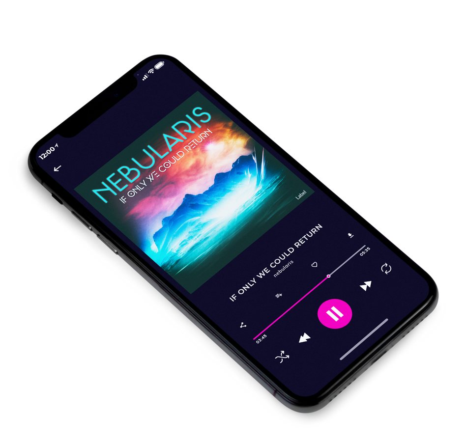 3D view of Premade Electronica & Ambient Album Cover - Eunry #316 | AlbumArtZone*