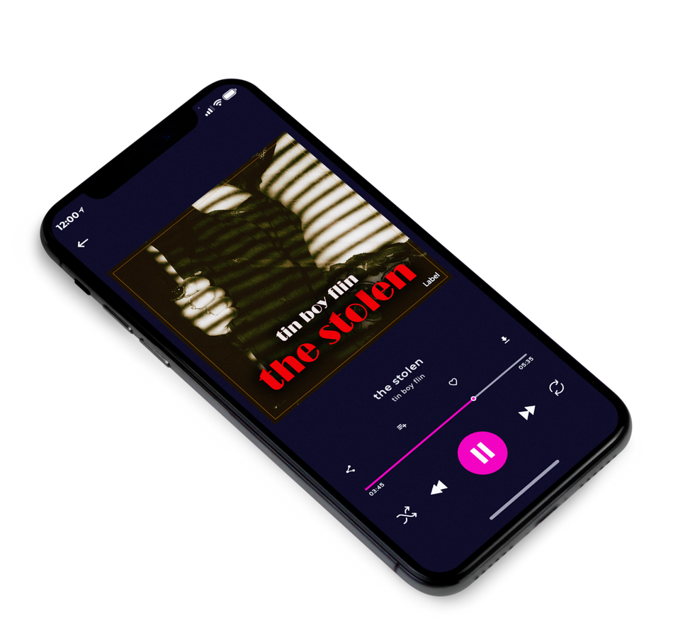 3D view of Premade Rock,Punk & Alternative Album Cover - Oriental Pink #359 | AlbumArtZone*