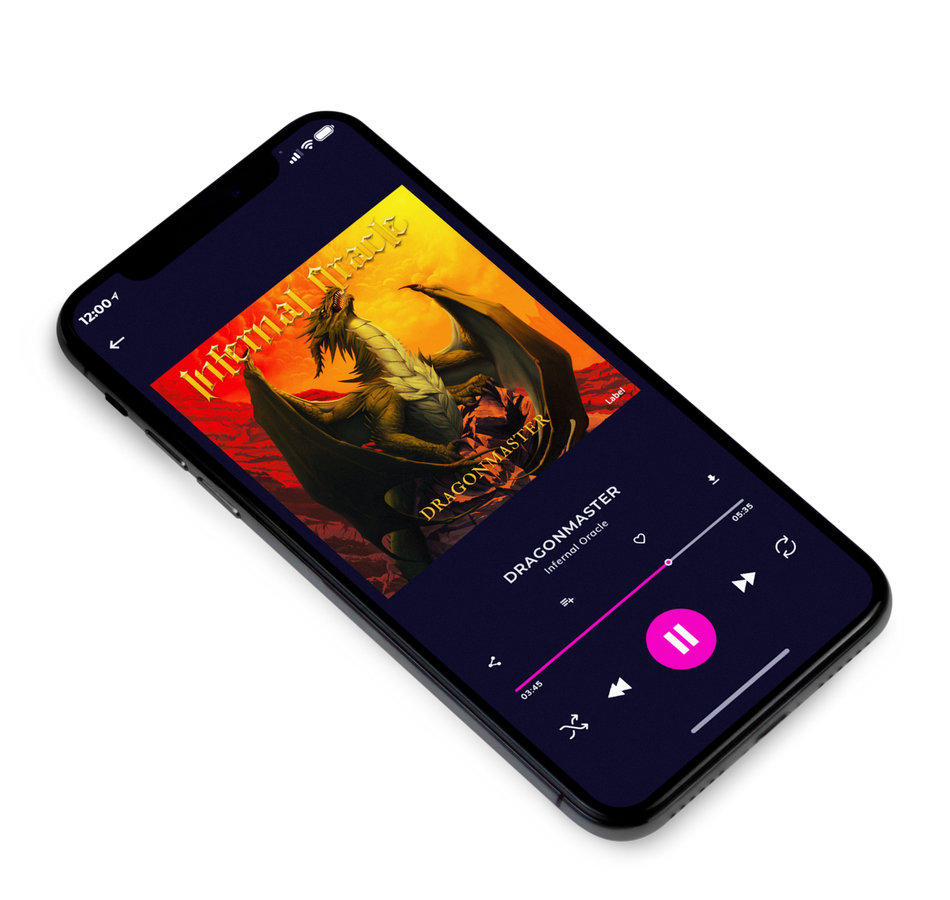 3D view of Premade Heavy Metal & Gothic Metal Album Cover - Mikado #436 | AlbumArtZone*