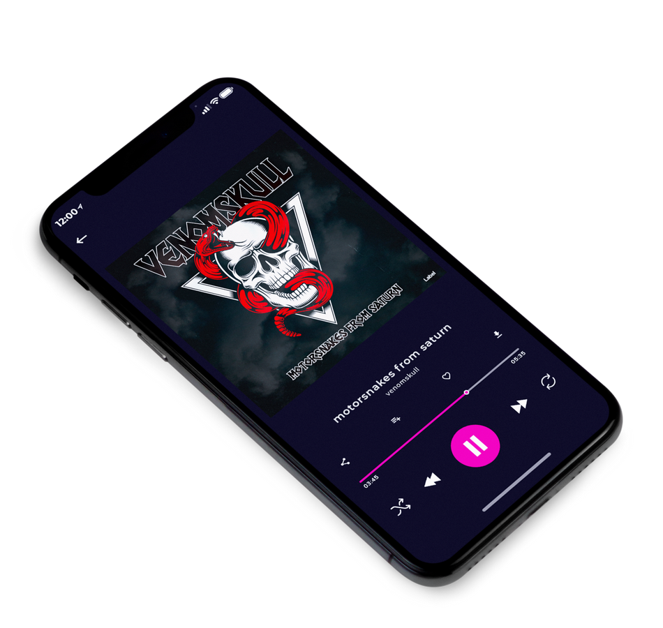 3D view of Premade Hip-hop, Rap & Trap Album Cover - Sea Pink #485 | AlbumArtZone*