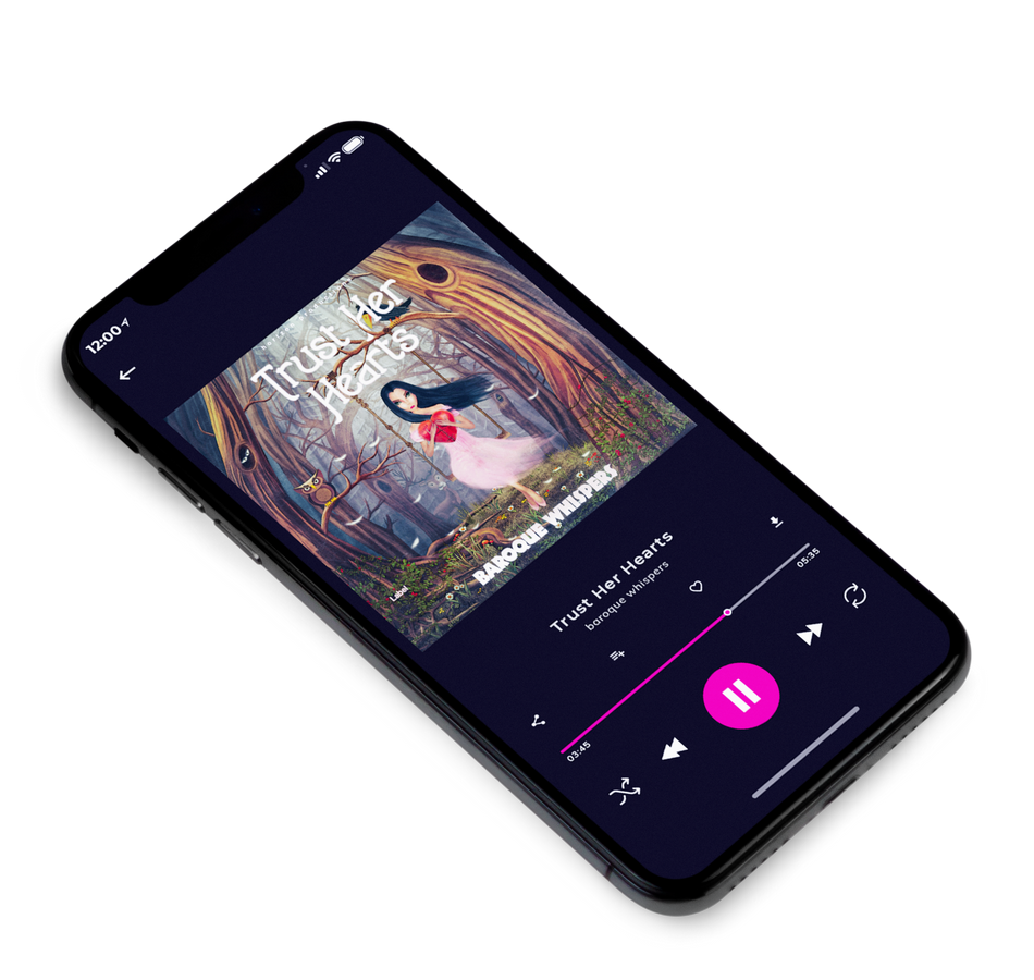 3D view of Premade Indie & Folk Music Album Cover - Emperor #586 | AlbumArtZone*