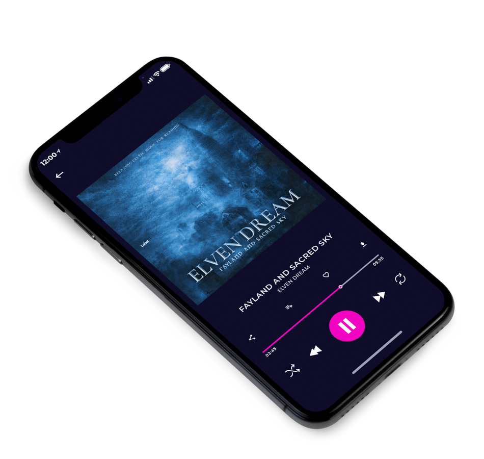 3D view of Premade Indie & Folk Music Album Cover - Cloud Burst #690 | AlbumArtZone*