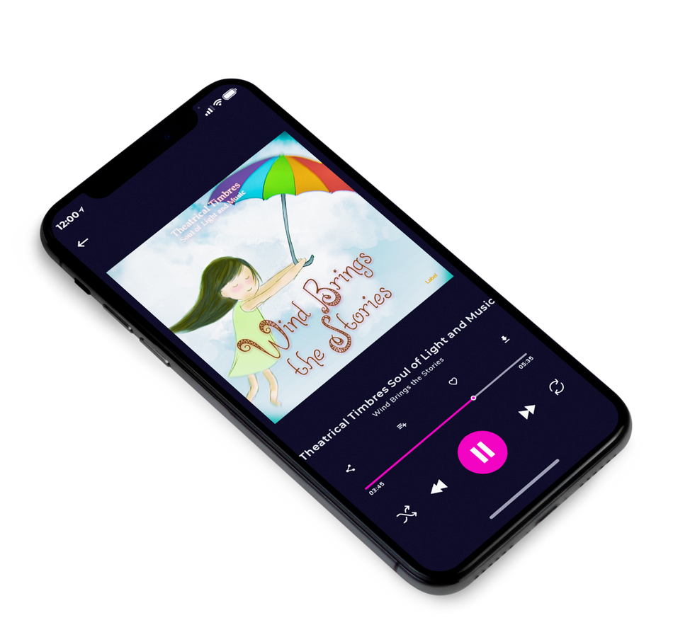 3D view of Premade Music for Children Album Cover - Conch #713 | AlbumArtZone*