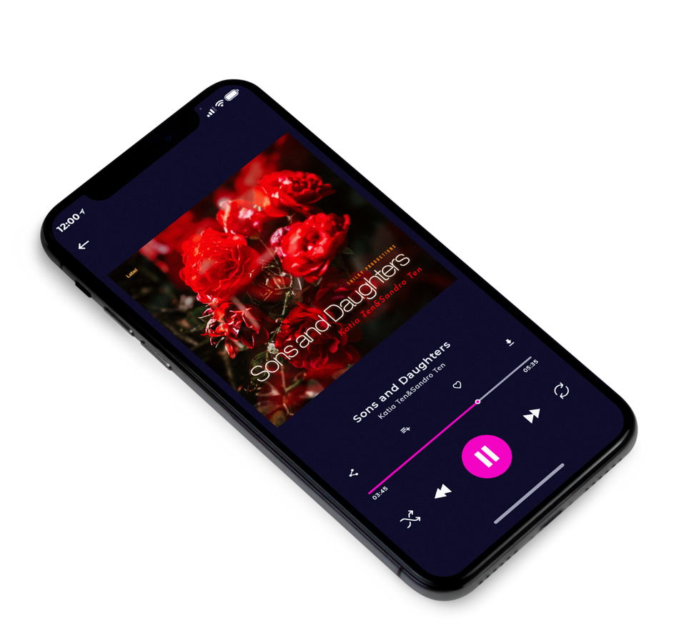 3D view of Premade Pop Album Cover - Valencia #870 | AlbumArtZone*