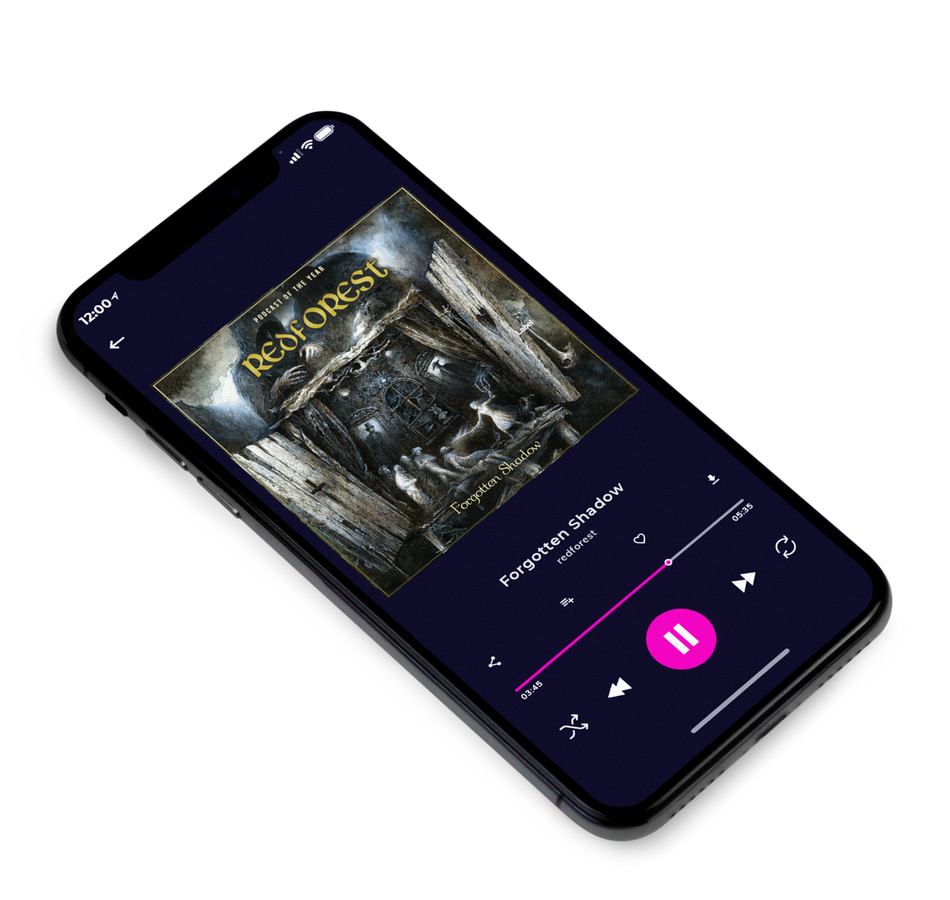 3D view of Premade Podcast Album Cover - Heavy Metal #1252 | AlbumArtZone*