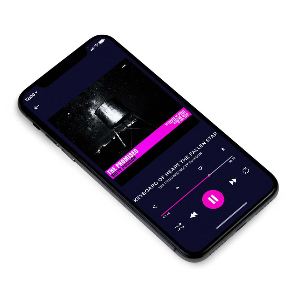 3D view of Premade Pop Album Cover - Brilliant Rose #1406 | AlbumArtZone*