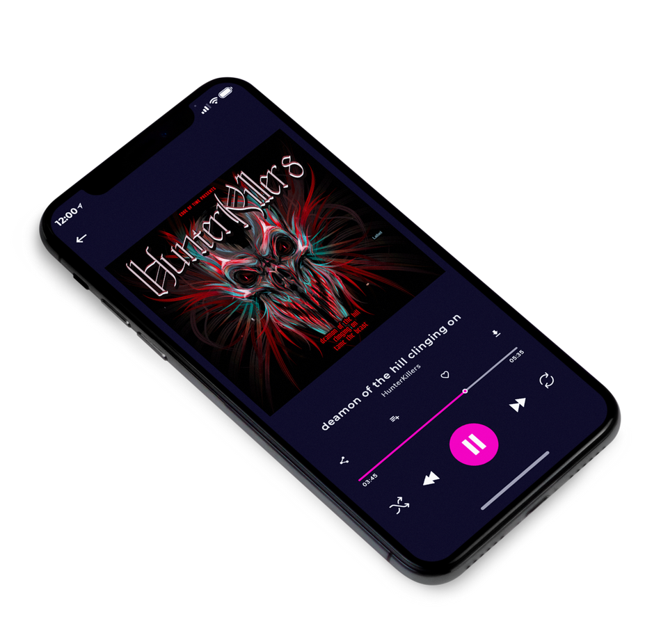 3D view of Premade Heavy Metal & Gothic Metal Album Cover - Gondola #1681 | AlbumArtZone*