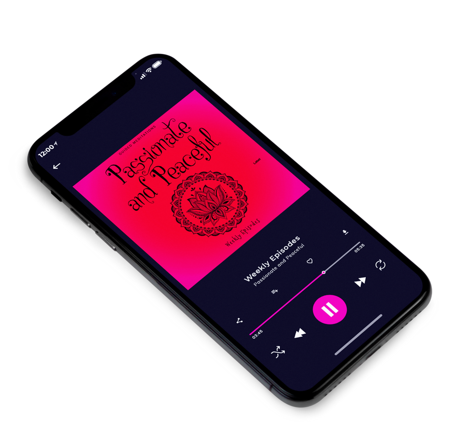 3D view of Premade Podcast Album Cover - Red Ribbon #1704 | AlbumArtZone*