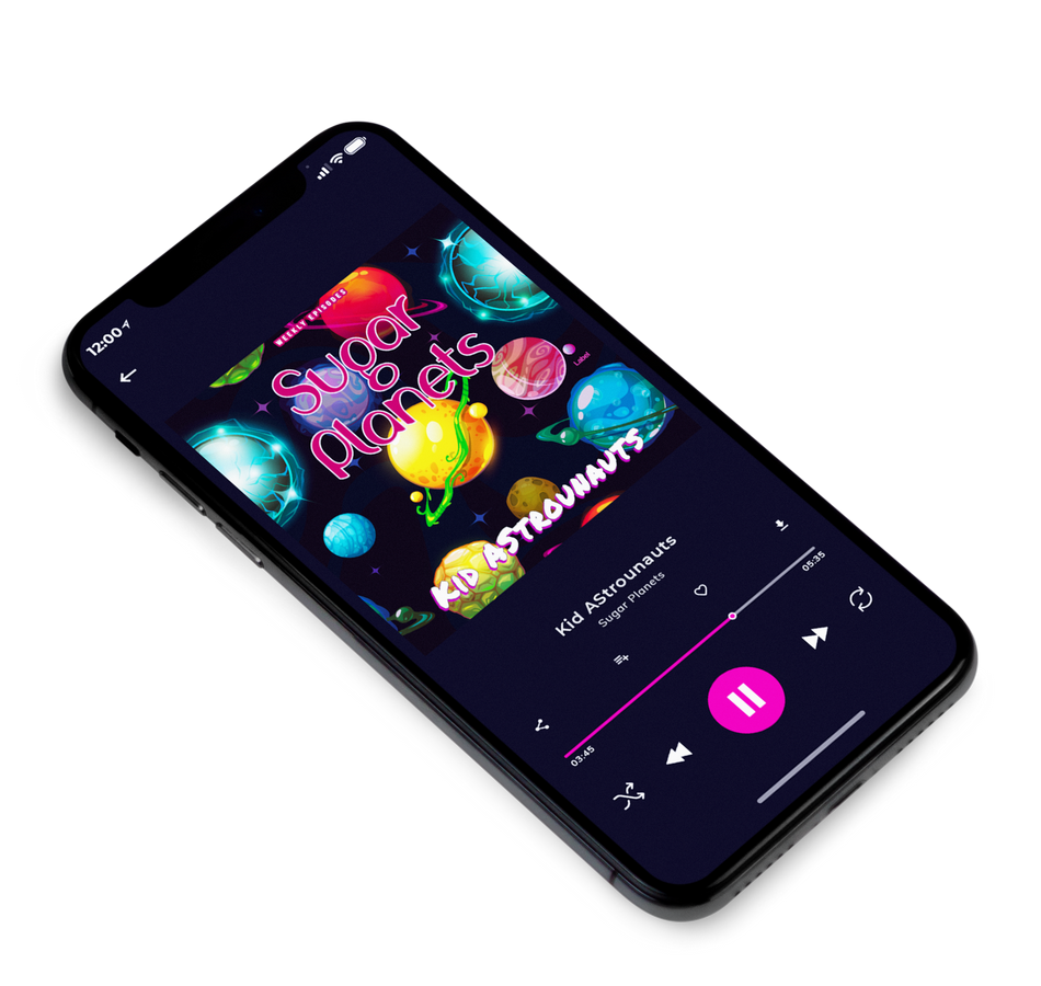 3D view of Premade Podcast Album Cover - Mirage #1954 | AlbumArtZone*