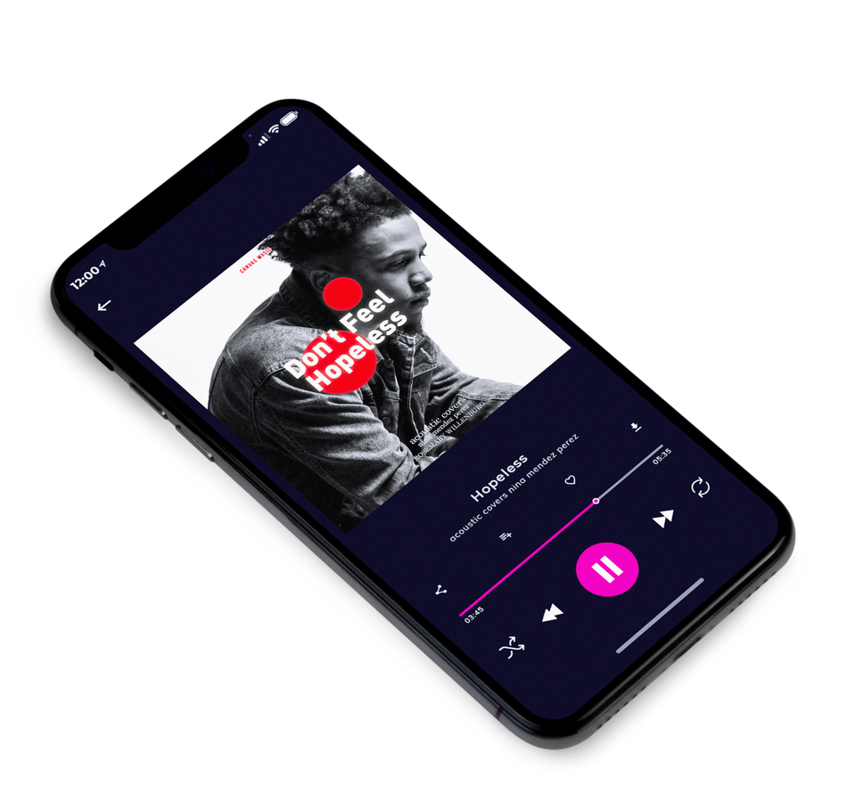 3D view of Premade Pop Album Cover - Puce #1981 | AlbumArtZone*