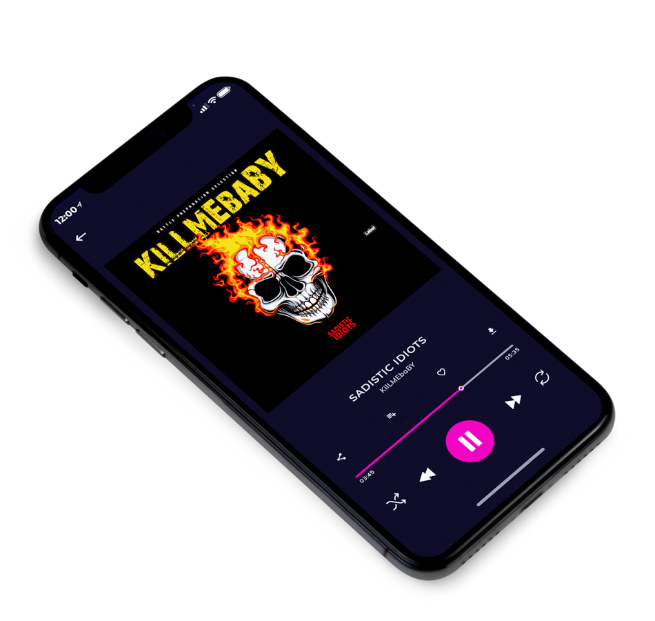 3D view of Premade Heavy Metal & Gothic Metal Album Cover - Fire Bush #2877 | AlbumArtZone*