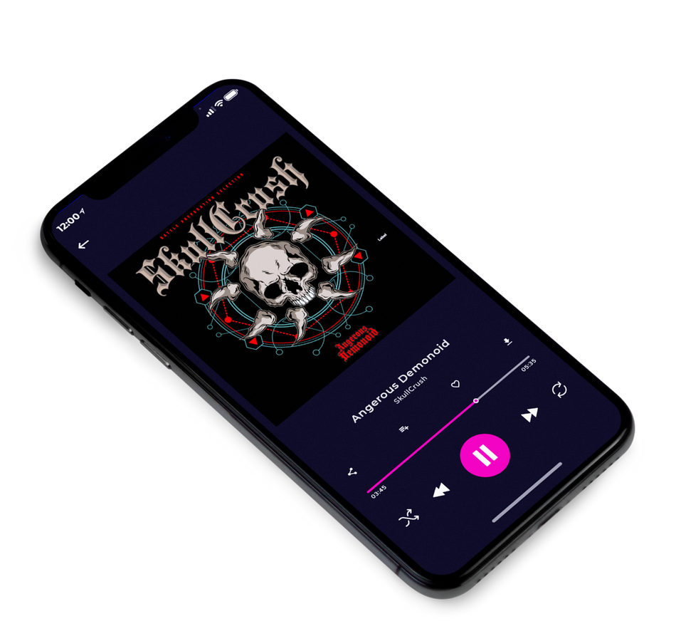 3D view of Premade Heavy Metal & Gothic Metal Album Cover - Brandy Rose #2898 | AlbumArtZone*