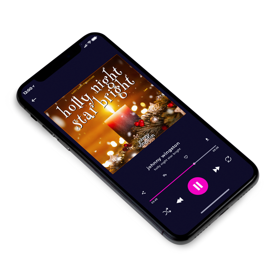 3D view of Premade Christmas Music Book Cover - Van Cleef #2972 | AlbumArtZone*