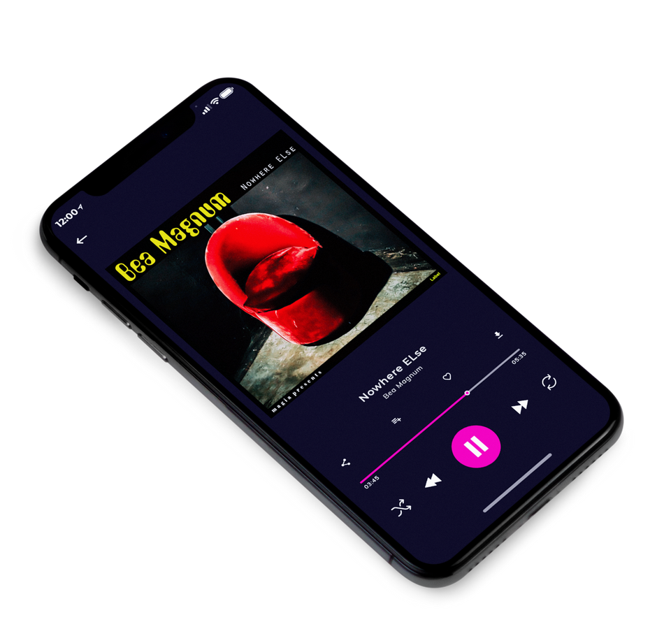 3D view of Premade Rock,Punk & Alternative Album Cover - Flame Pea #3305 | AlbumArtZone*