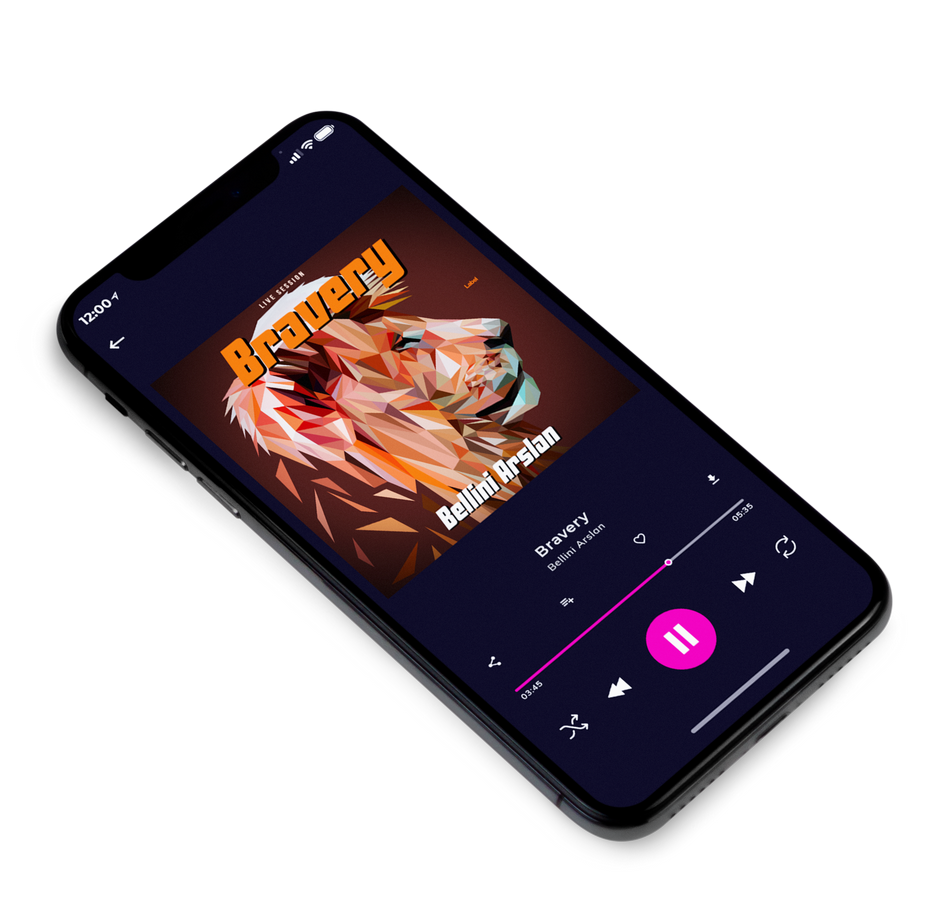 3D view of Premade Pop Album Cover - Cocoa Bean #3381 | AlbumArtZone*