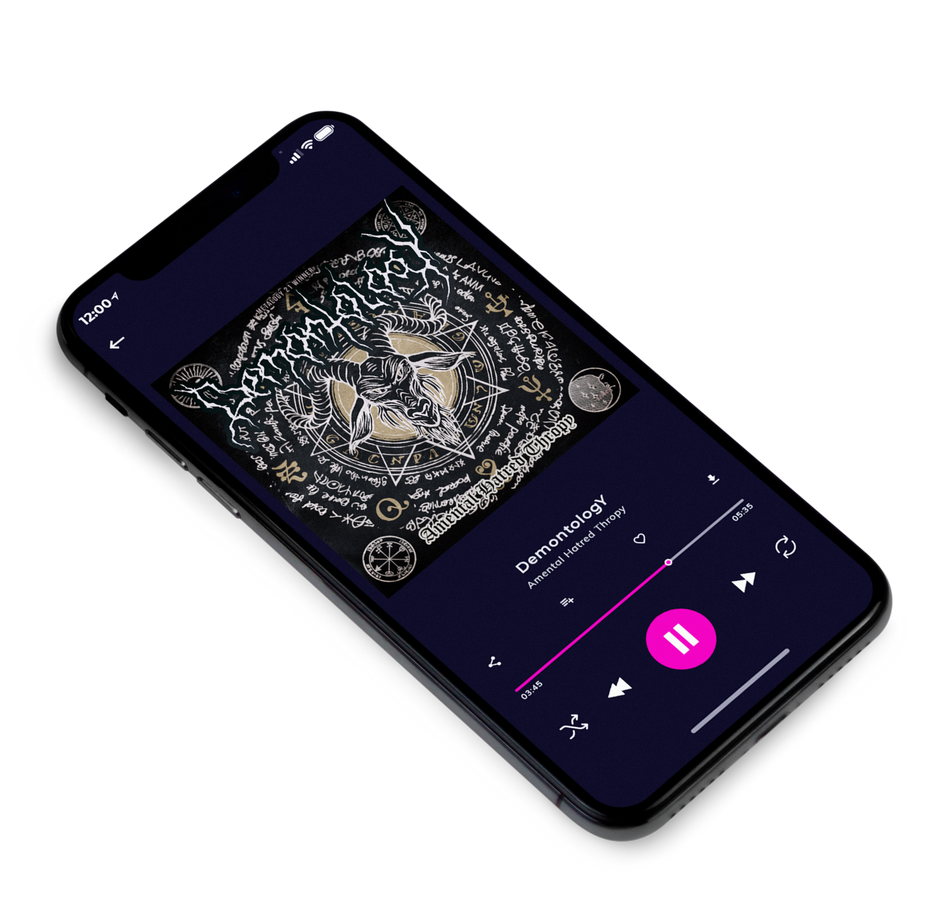 3D view of Premade Heavy Metal & Gothic Metal Album Cover - Tea #3452 | AlbumArtZone*